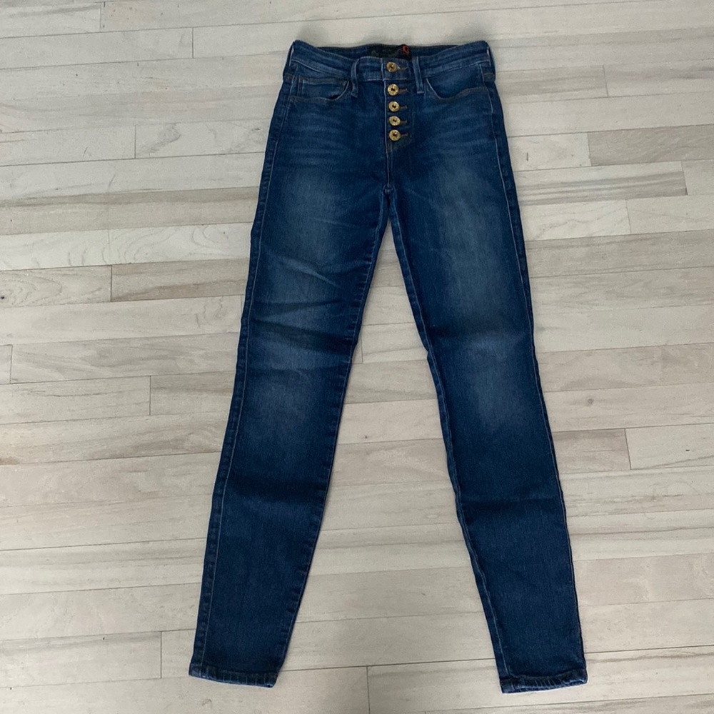 GUESS Skinny Jeans with Gold Buttons